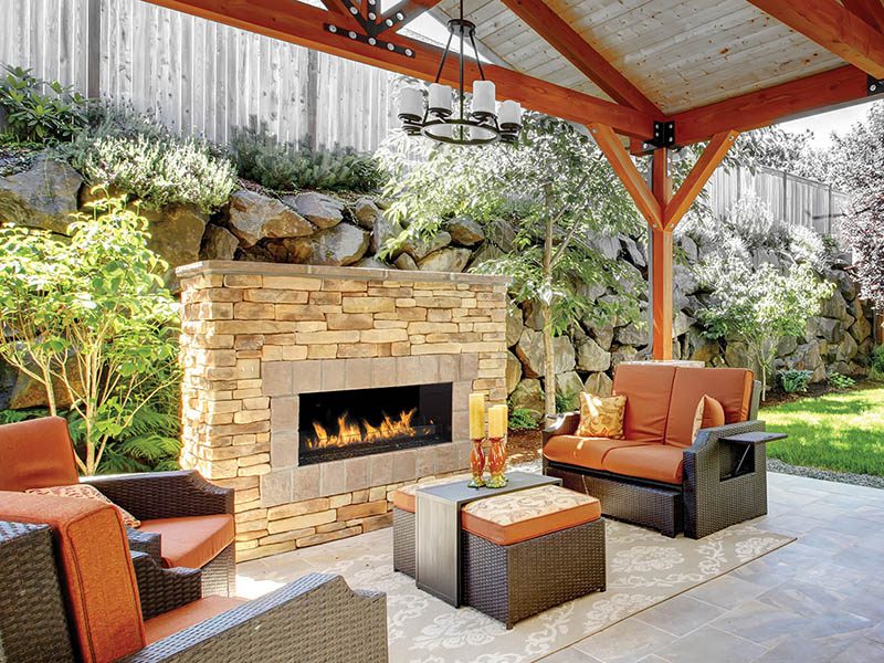 Linear Gas Fireplace Inspiration | Fire Pits | Burners | Fire Garden ...